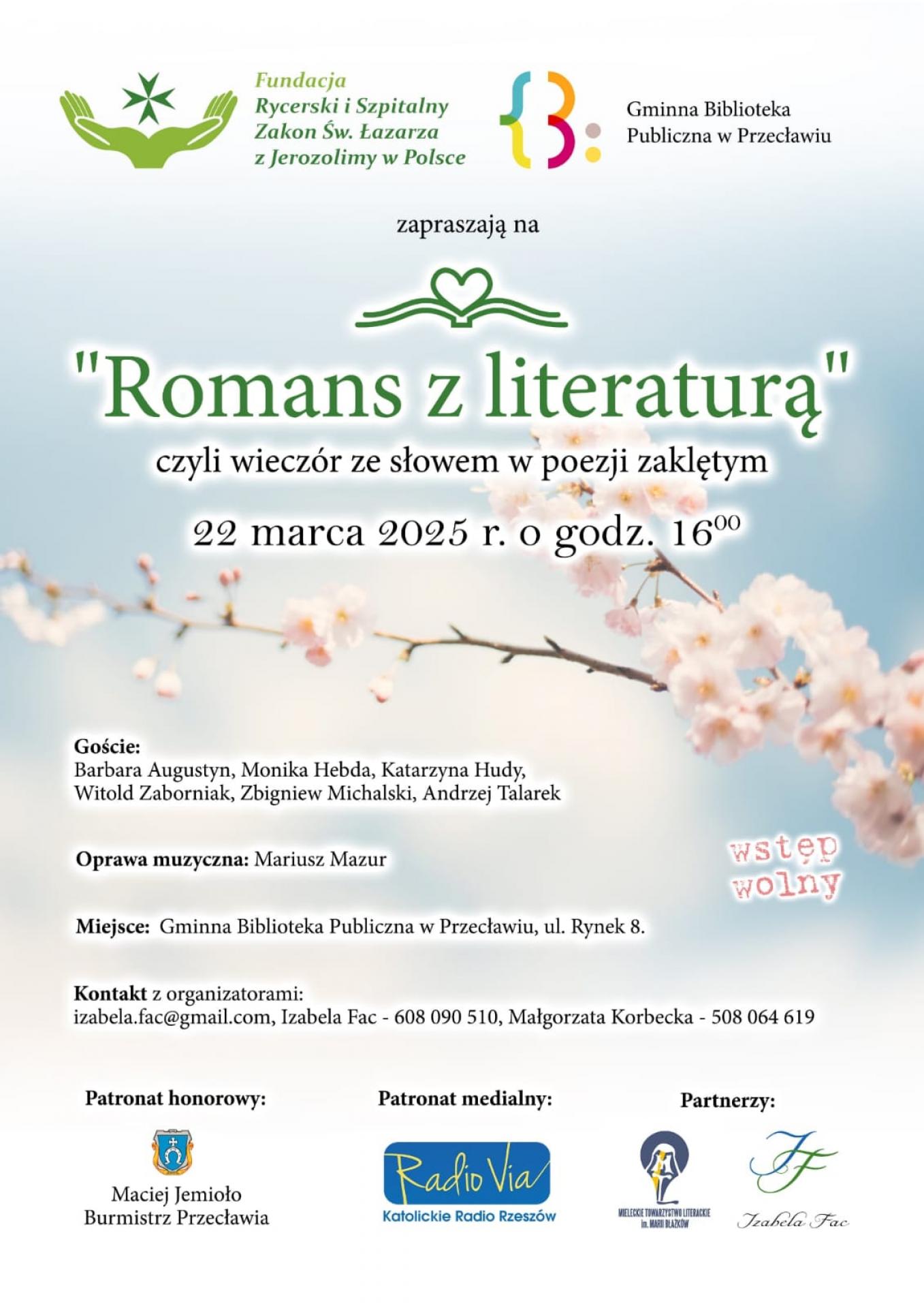 Romans z literaturą w GBP w Przecławiu