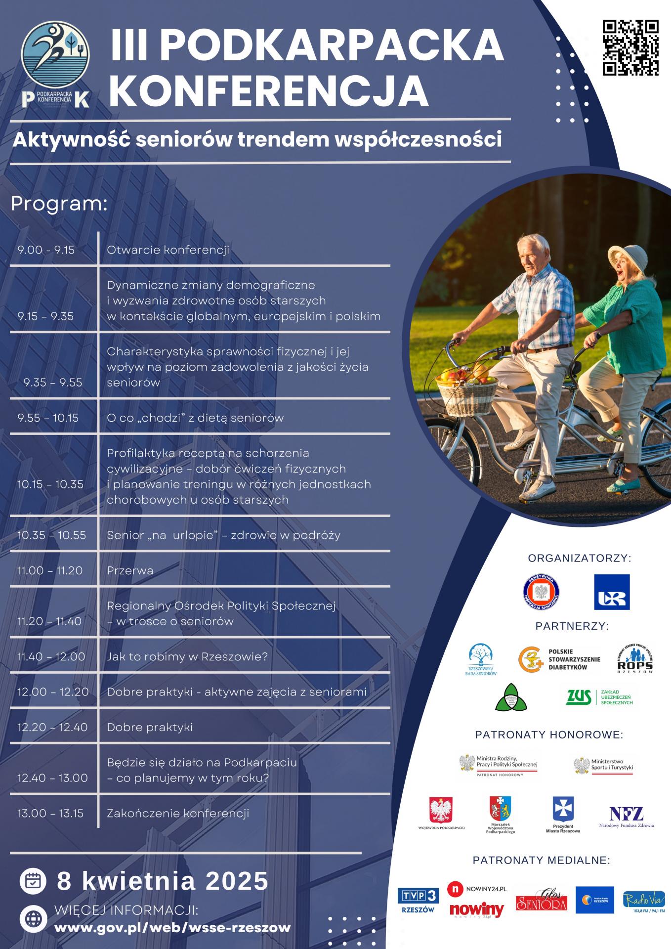 II Podkarpacka Konferencja AKTYWNOŚĆ SENIORÓW TRENDEM WSPÓŁCZESNOŚCI