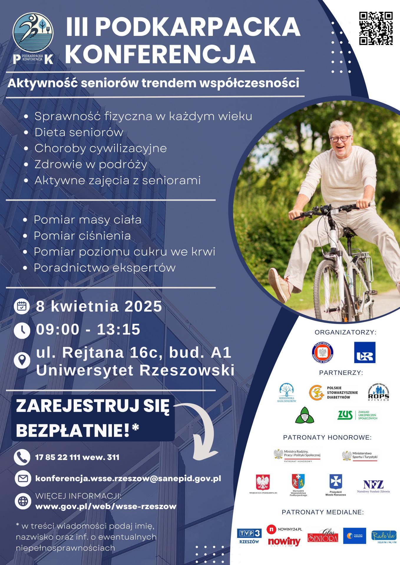 II Podkarpacka Konferencja AKTYWNOŚĆ SENIORÓW TRENDEM WSPÓŁCZESNOŚCI