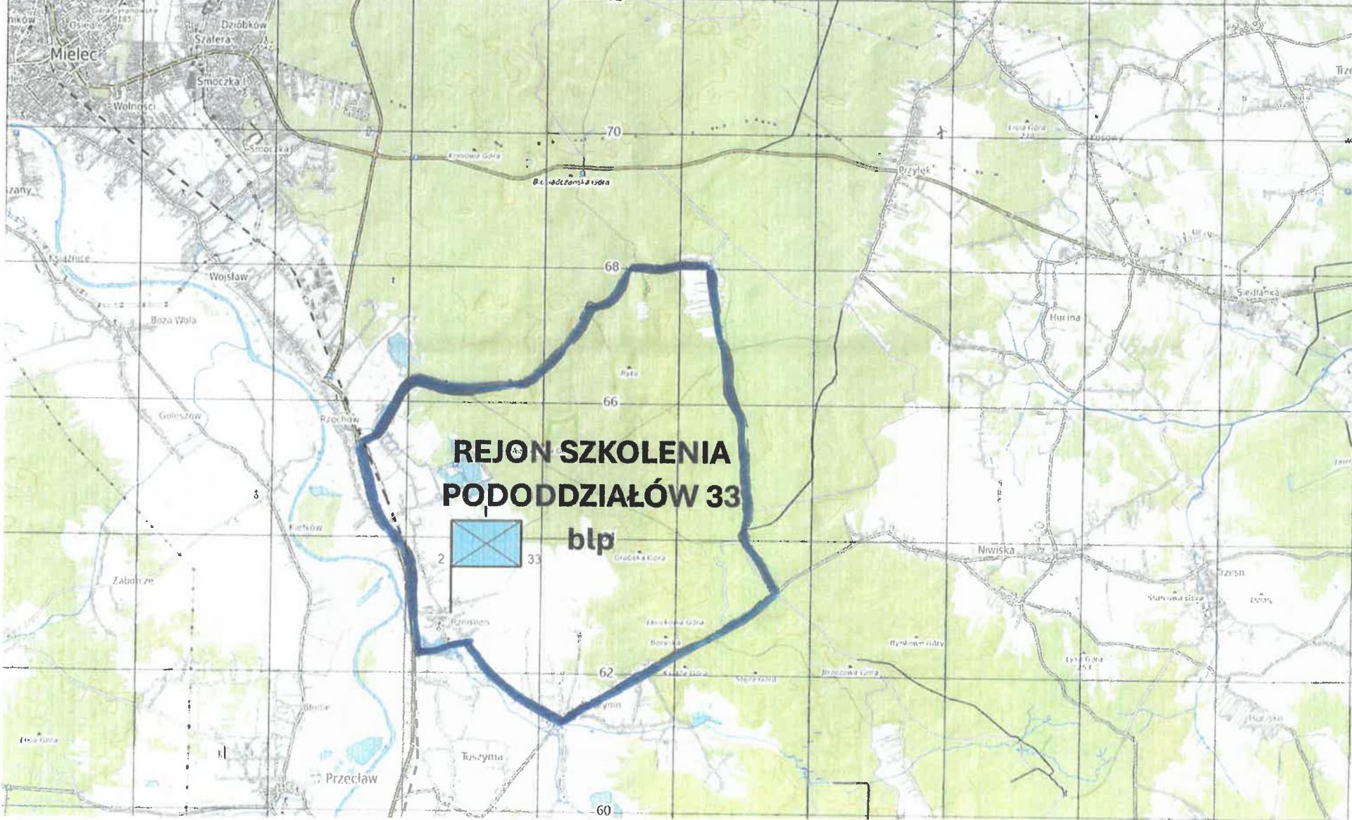 Szkolenia pododdziałów 33 blp Dębica