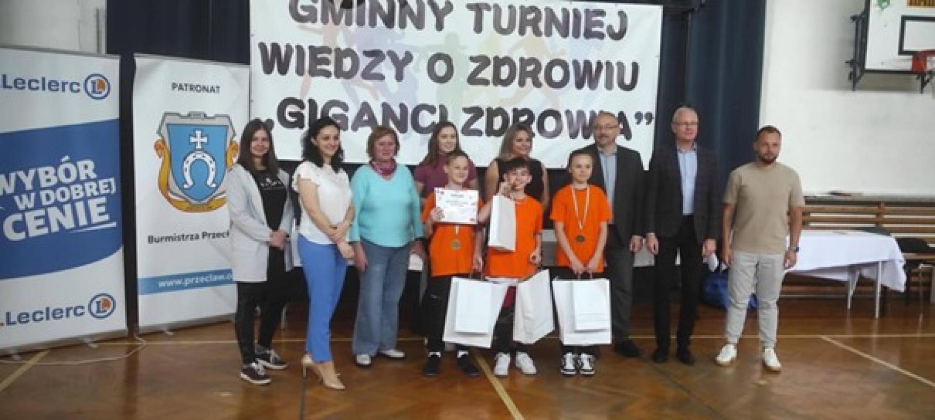 I miejsce w III Gminnym Turnieju Wiedzy o zdrowiu Giganci Zdrowia!
