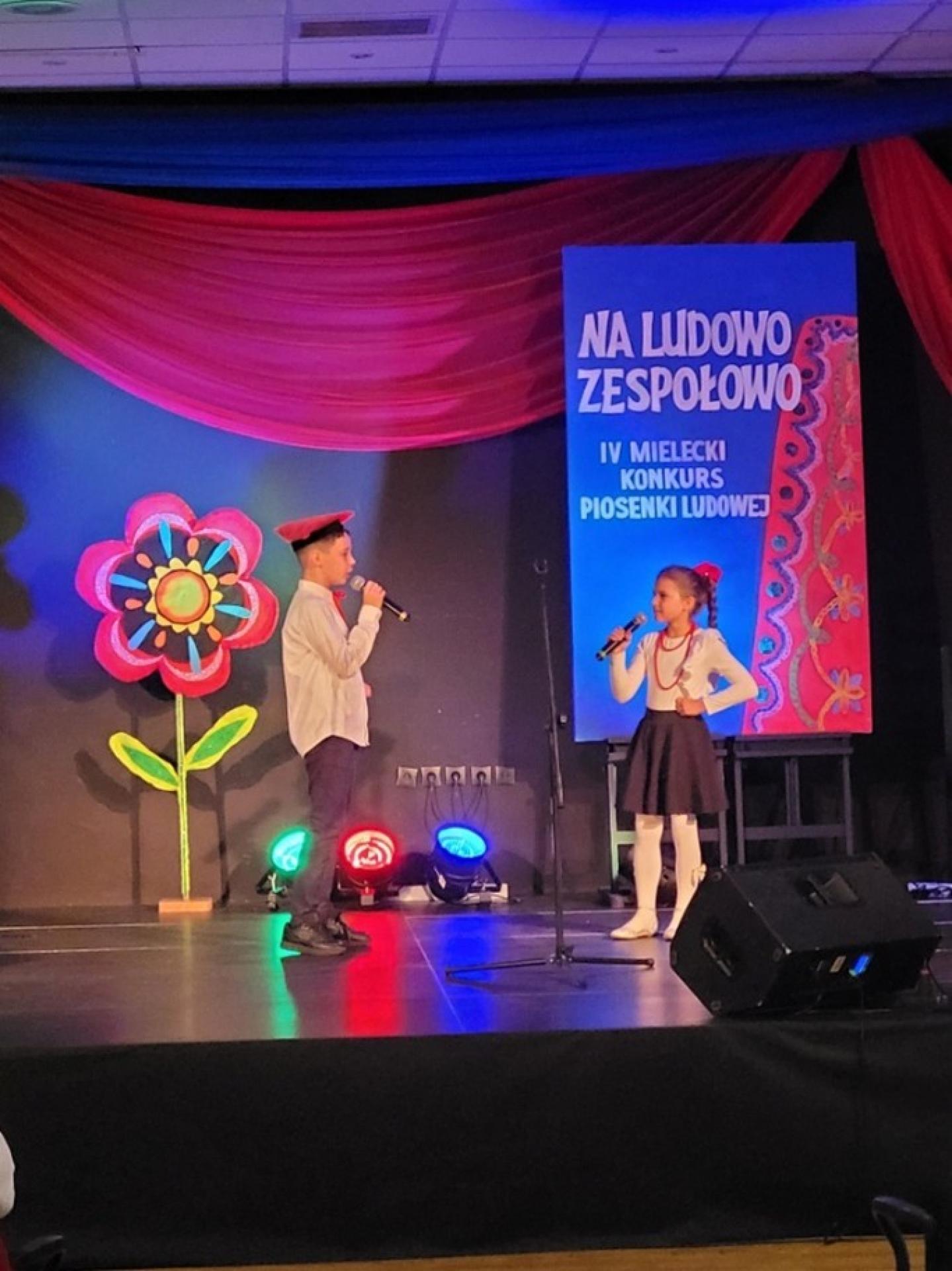 Sukces w Powiecie ! W IV Edycji Mieleckiego Konkursu Piosenki NA LUDOWO- ZESPOŁOWO.