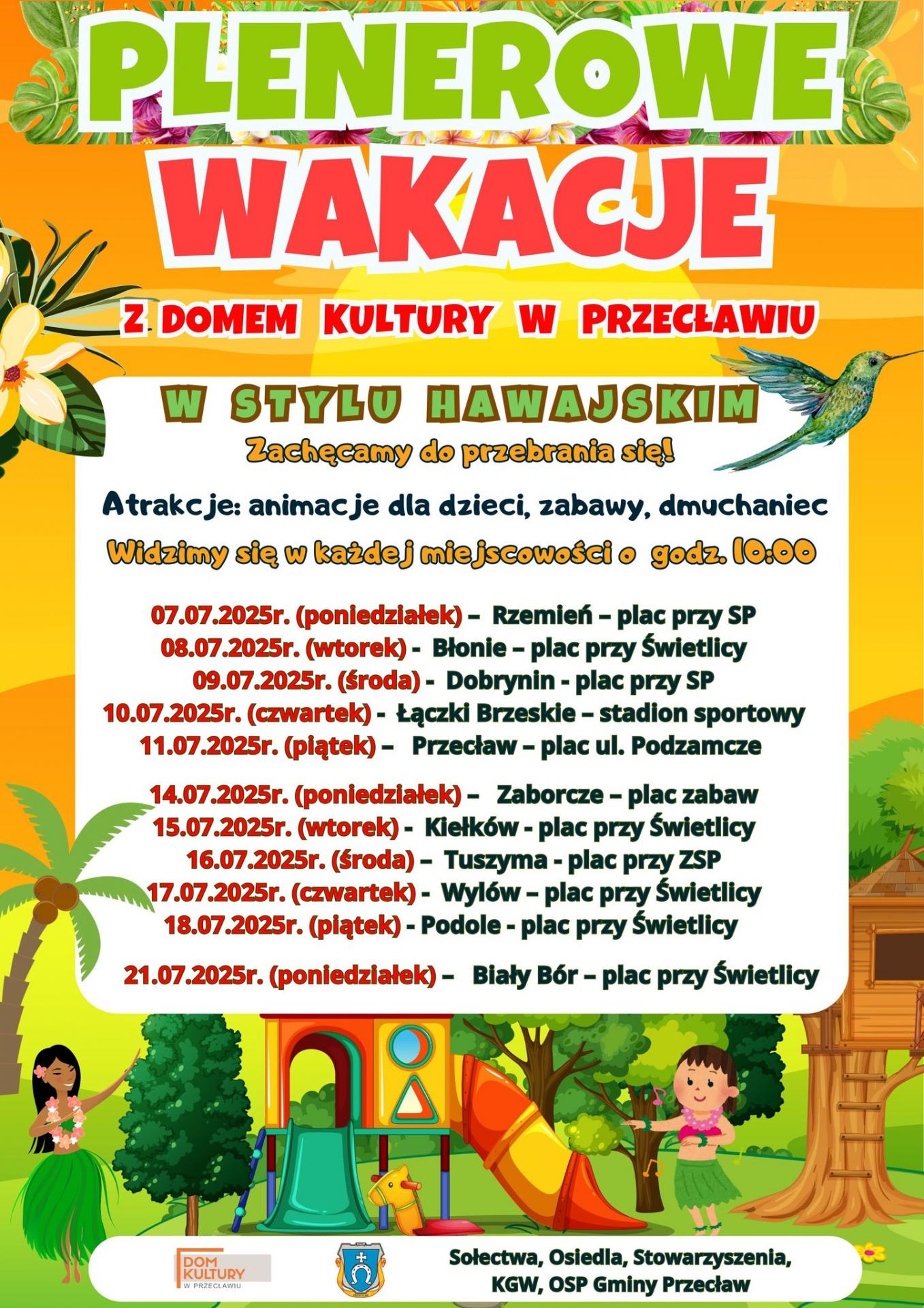 Plenerowe Wakacje z Domem Kultury w Przecławiu!