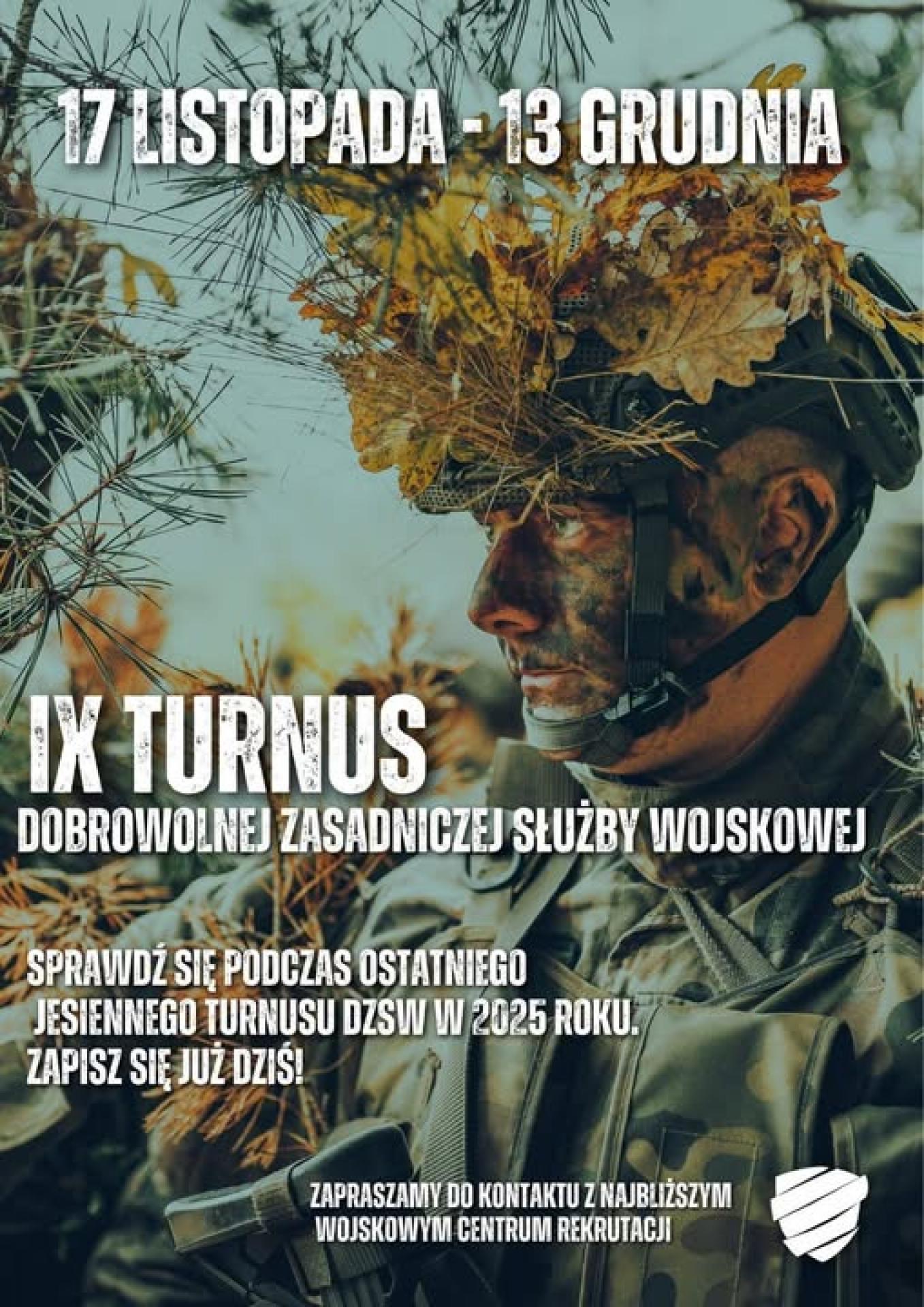 Dobrowolna Zasadnicza Służba Wojskowa- Ostatnie szkolenie w tym roku!