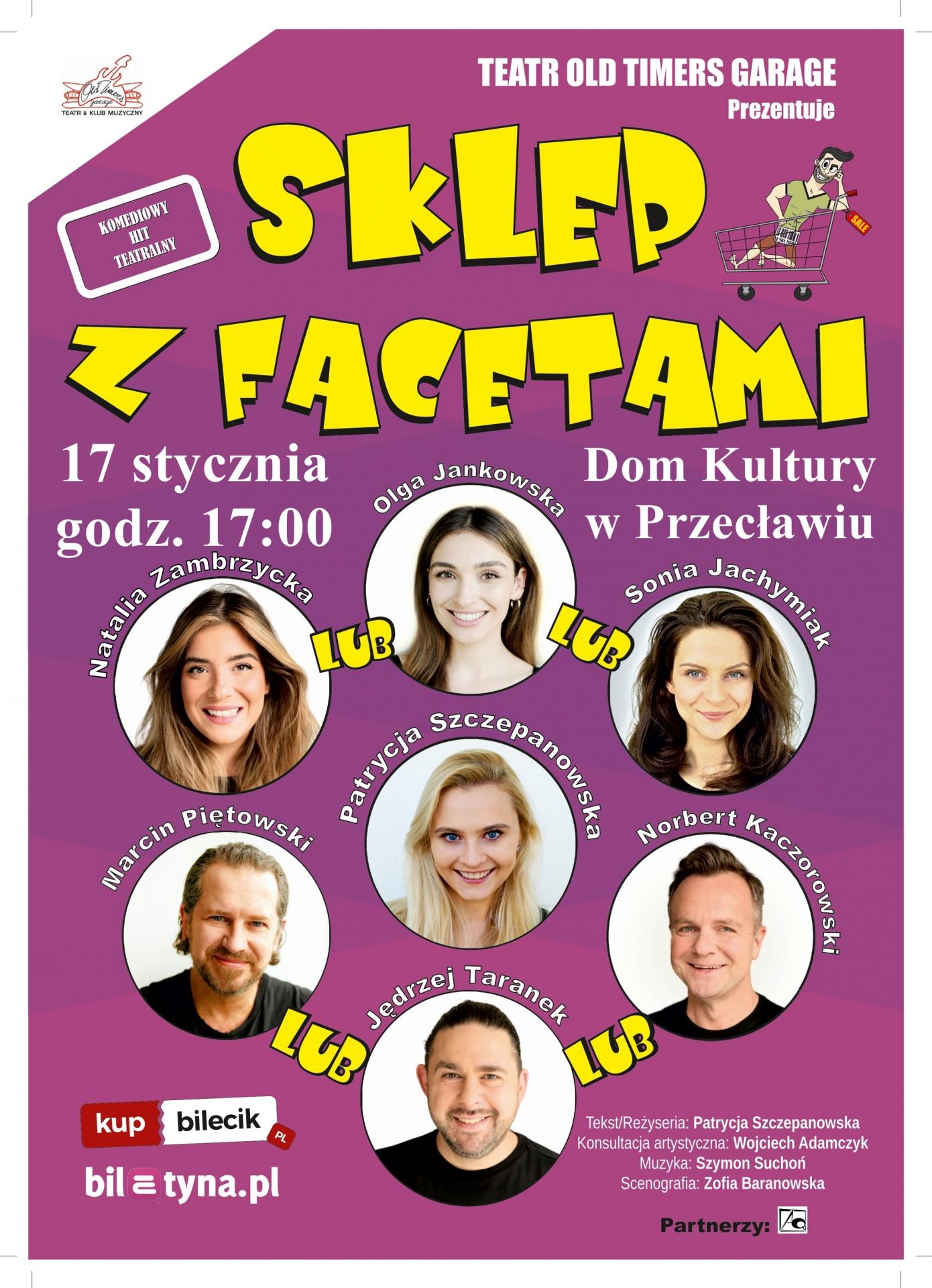 Zapraszamy na spektakl komediowy Sklep z facetami