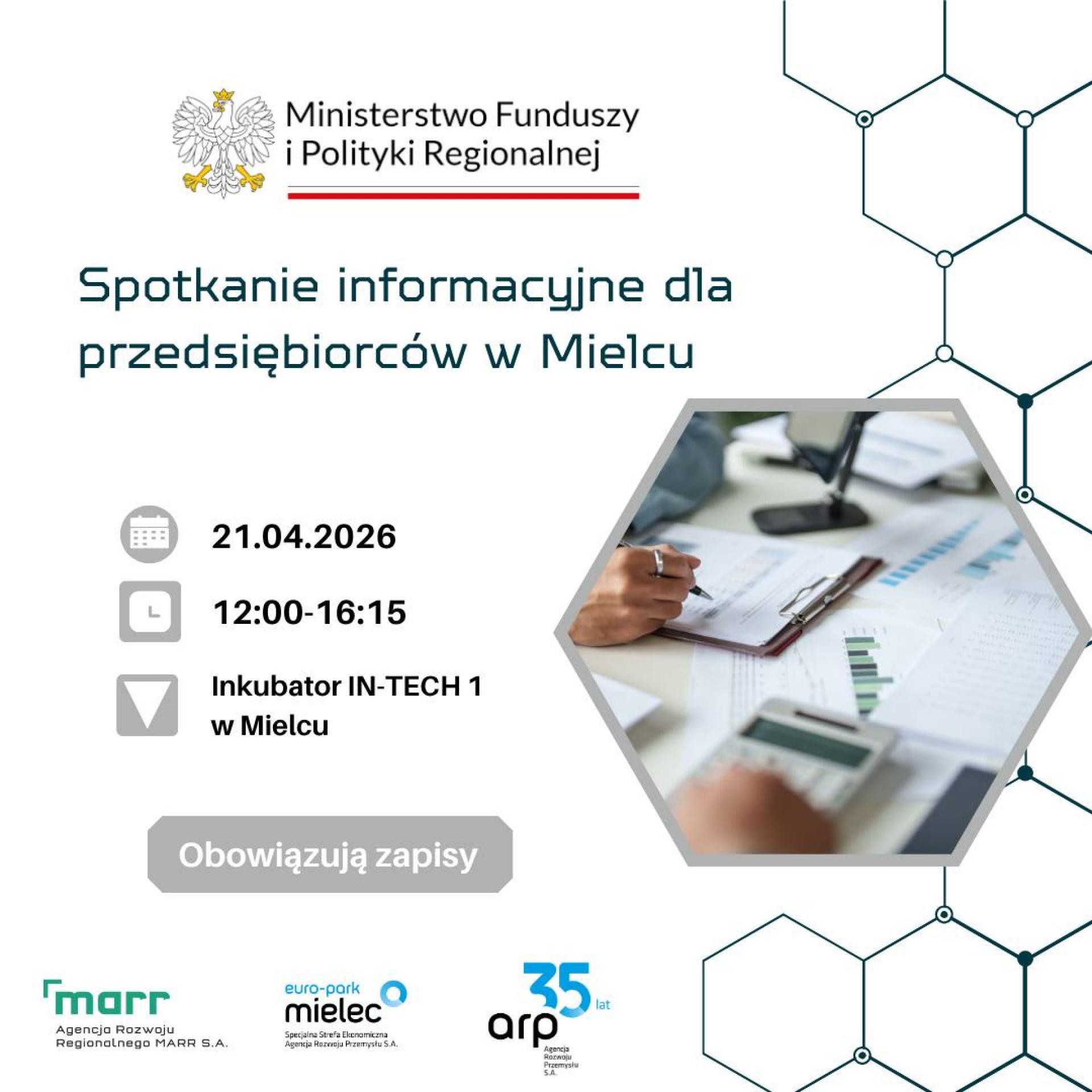 Spotkanie informacyjne dla przedsiębiorców w Mielcu