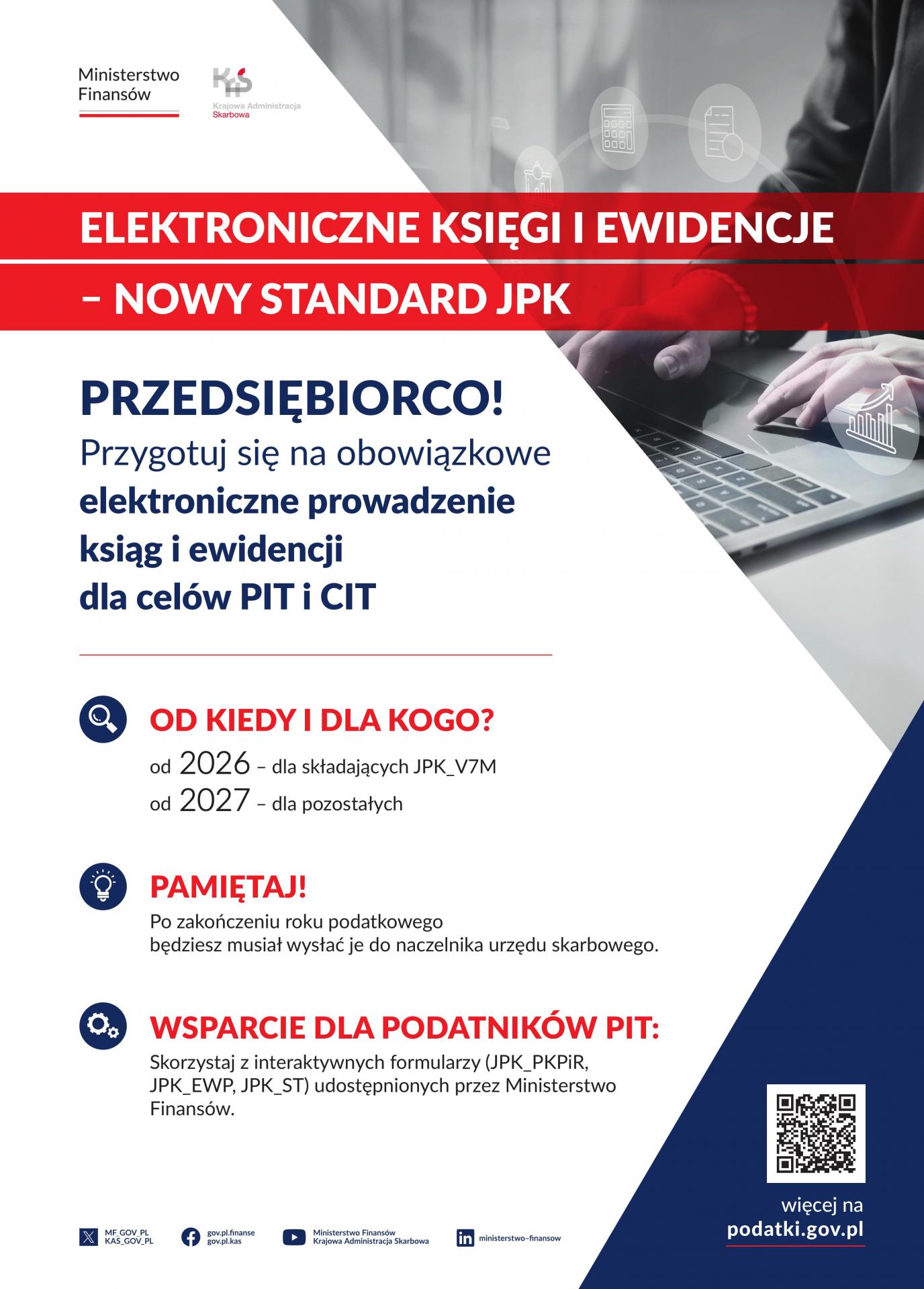 Kampania informacyjna dot. wdrażania jednolitego pliku kontrolnego dla podatków dochodowych