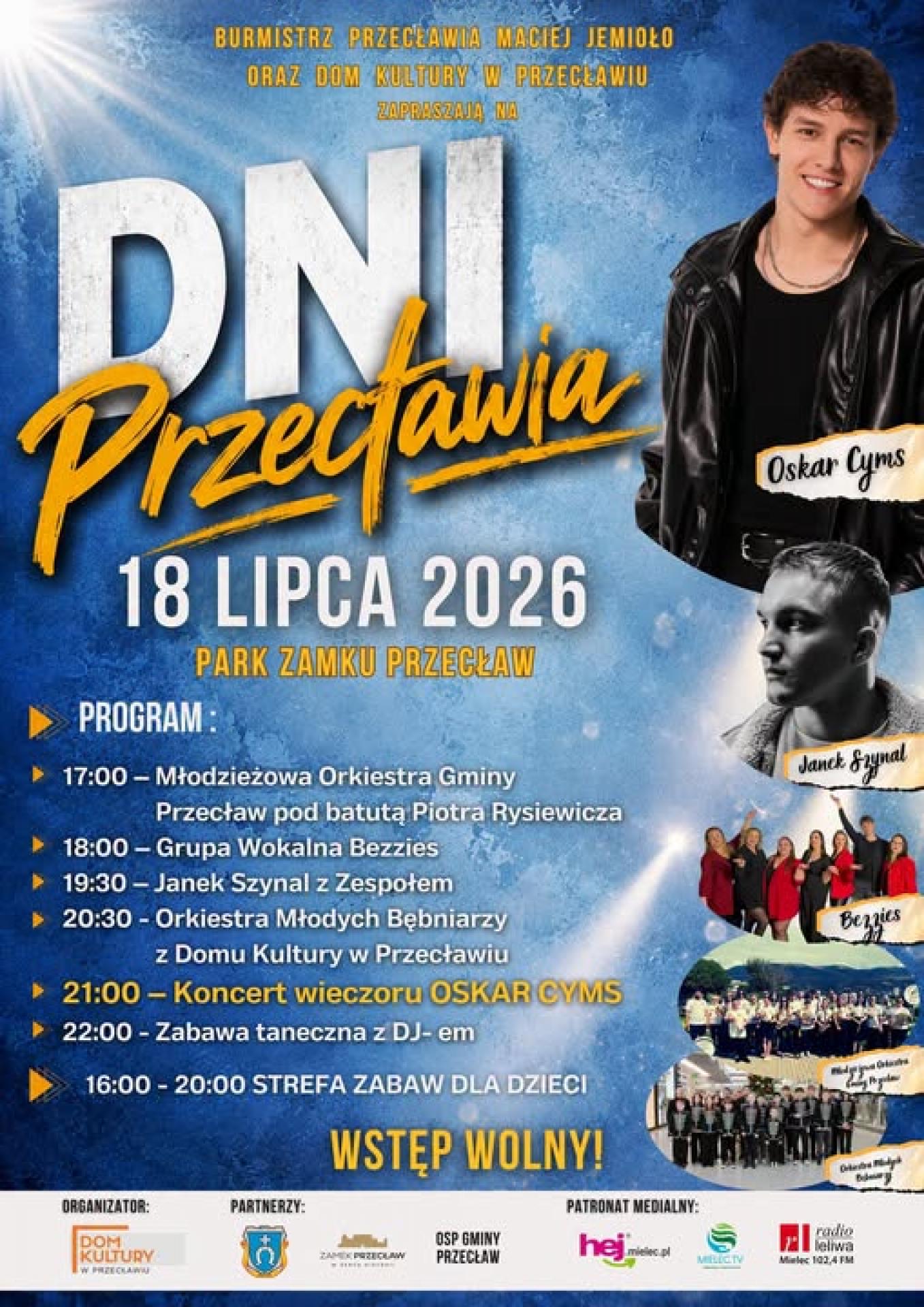 Dni Przecławia
18 lipca 2026 r.
Zamek Przecław