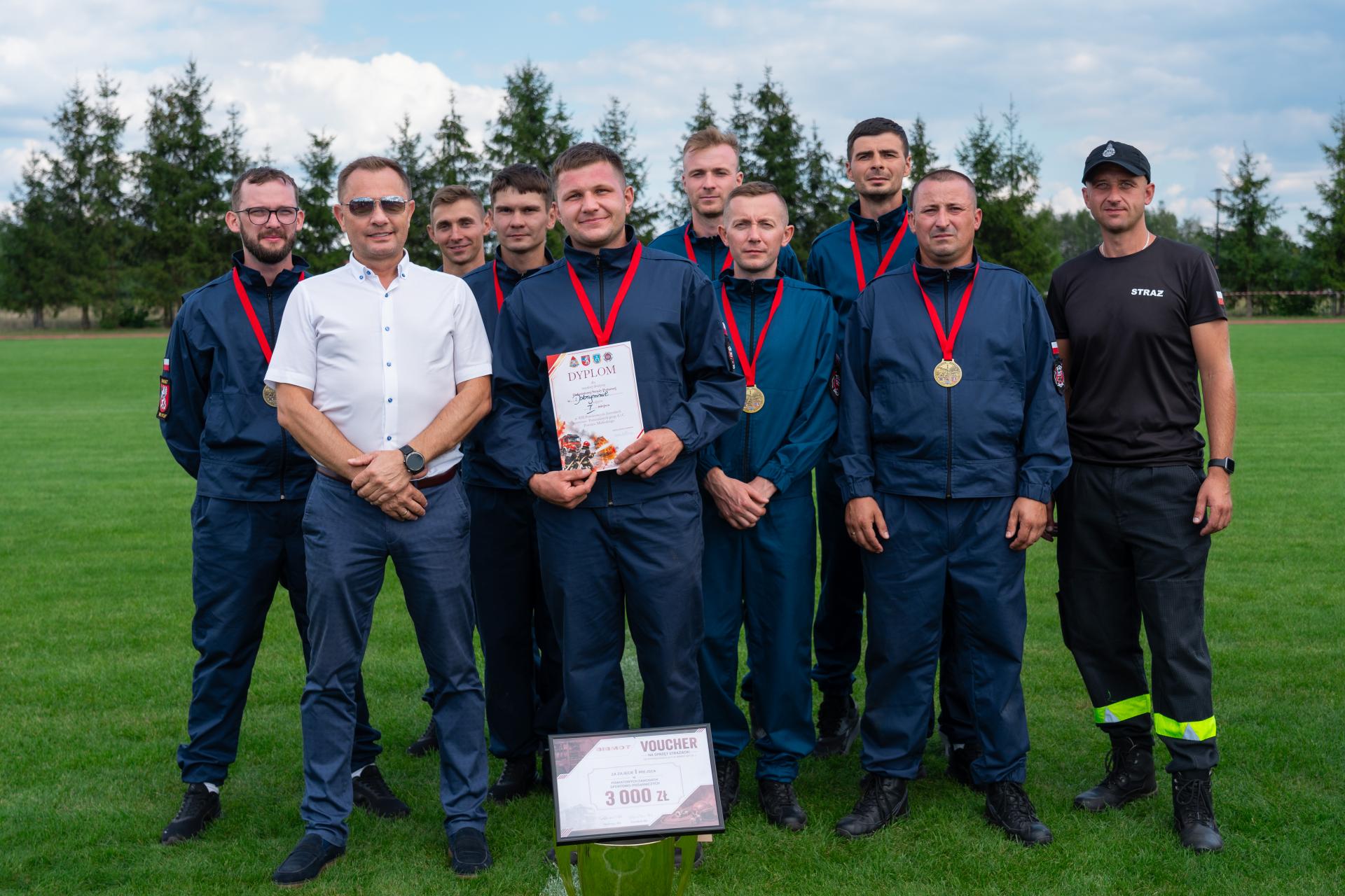XIII Powiatowe Zawody Sportowo-Pożarnicze Powiatu Mieleckiego w Dobryninie