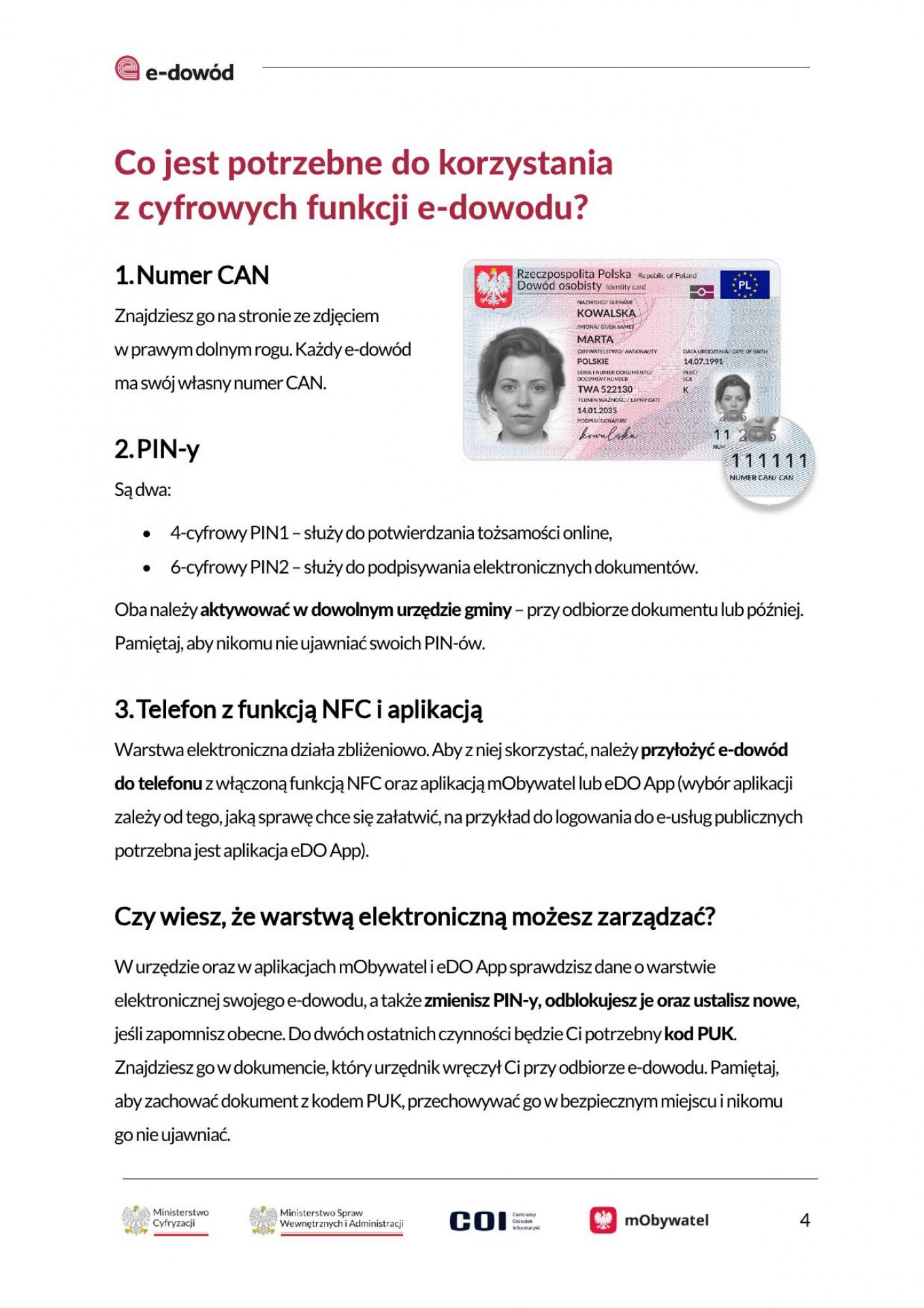 E-dowód - najważniejsze informacje