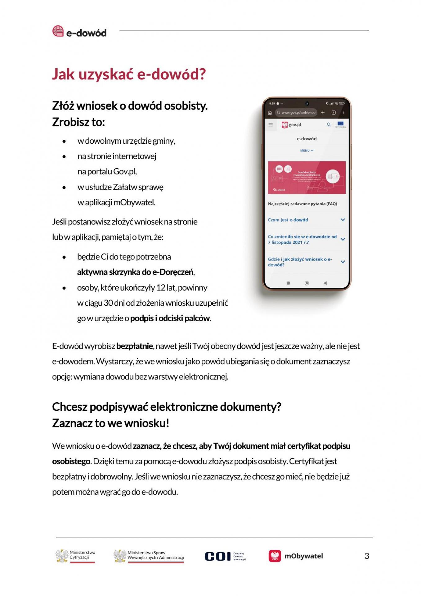 E-dowód - najważniejsze informacje